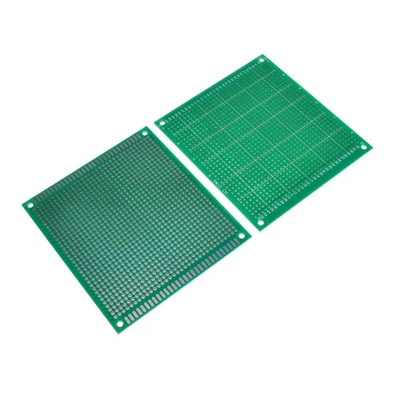  μ ȸ IC , ܸ   PCB, DIY 2.54mm, 극  ÷Ʈ, 9x10 cm, 90x100mm, 5PCs, 9x10 cm